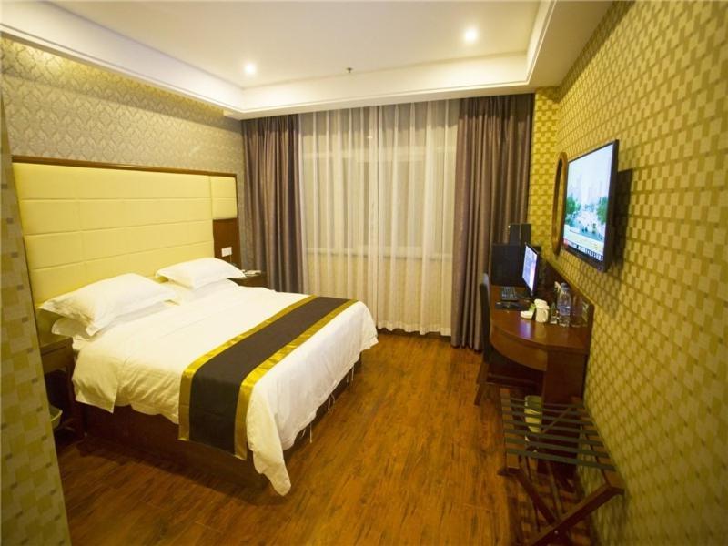 GreenTree Inn Anhui Fuyang Yijing International North Door Busniess Hotel Buitenkant foto