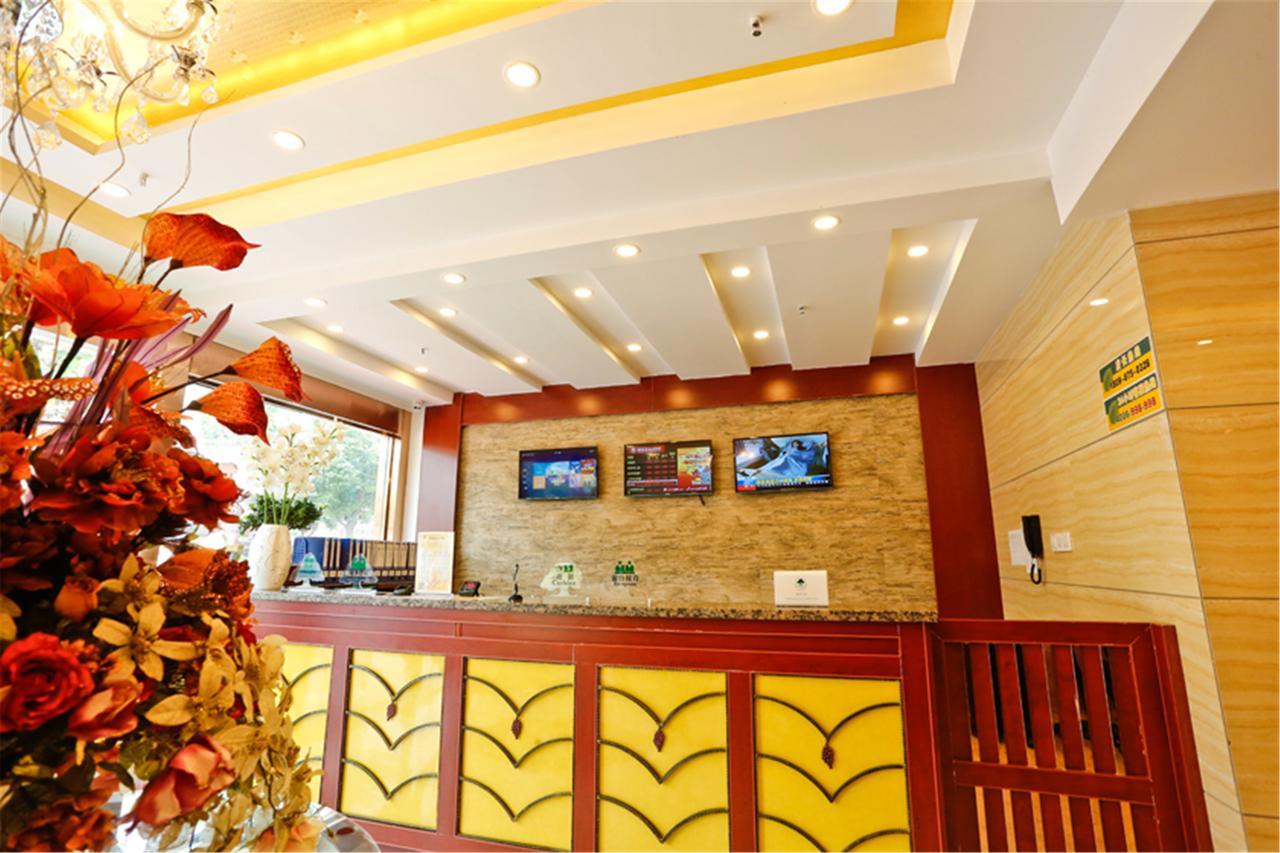 GreenTree Inn Anhui Fuyang Yijing International North Door Busniess Hotel Buitenkant foto